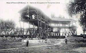 El-Matten - Mines de Fer de Timezrit - Station de dechargement du Transporteur arien